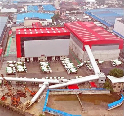 Planta de hormigón de torre de recursos de energía verde